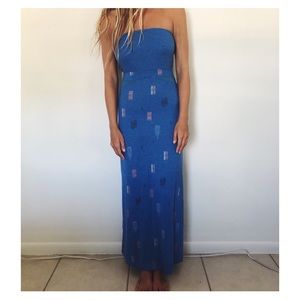 Hurley Strapless Patterned Dress